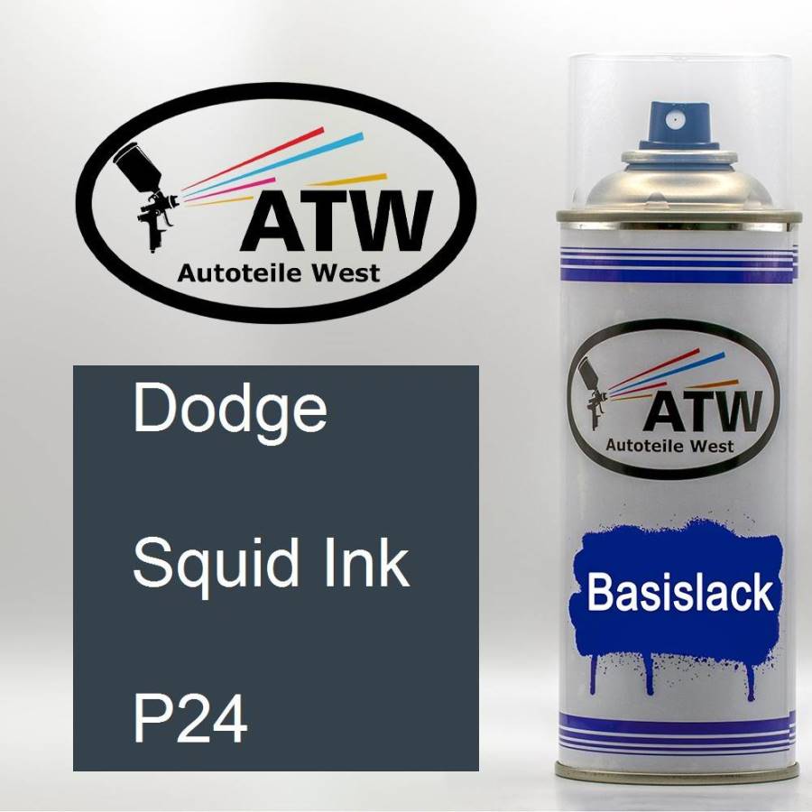 Dodge, Squid Ink, P24: 400ml Sprühdose, von ATW Autoteile West.